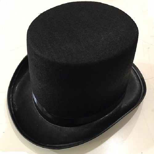 Cartola Chapéu Magico Preto Tamanho Único Adulto