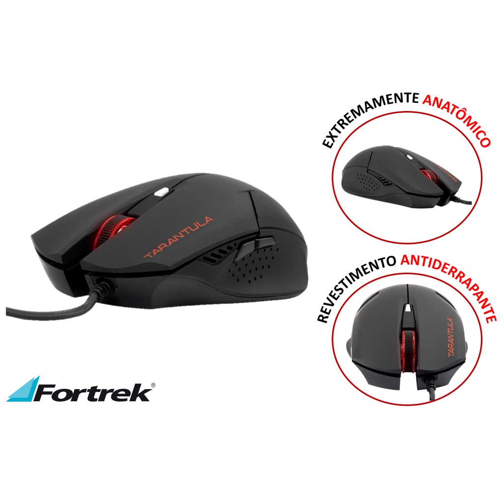 Mouse Gamer para Jogo Fortrek Spider Tarantula | Shopee Brasil