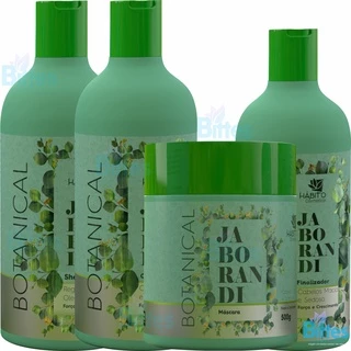Kit Jaborandi Hábito Cosméticos hidratação para cabelo oleoso