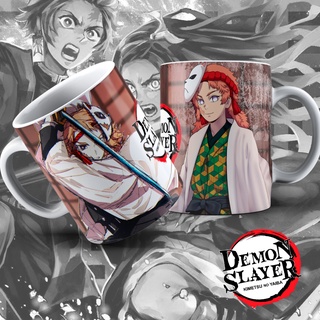 Caneca Demon Slayer Tanjiro Fight - Interior E Alça Branca