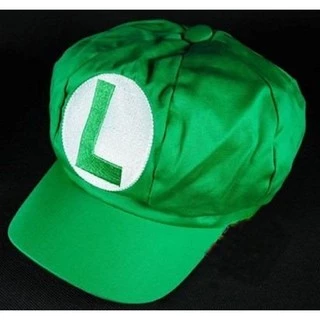 Chapéu Boina Luigi Cosplay Fantasia Super Mario Bros
