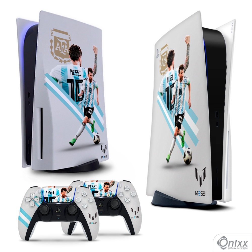 Adesivo Compatível PS5 Playstation 5 Skin - God of War Ragnarok