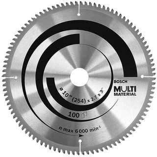 Disco de Serra 254mm MultiMaterial Bosch 100 Dentes de Widea PRO - 10"
