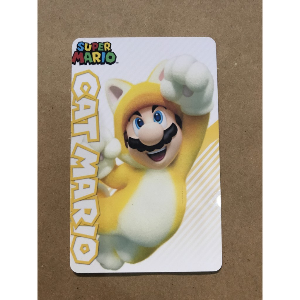 Buy Super Mario 3D World + Bowser's Fury NFC Amiibo Mini Cards,10 PCS Value  Pack : Cat Mario, Cat Peach, Bowser Jr &Bowser. Online at desertcartINDIA