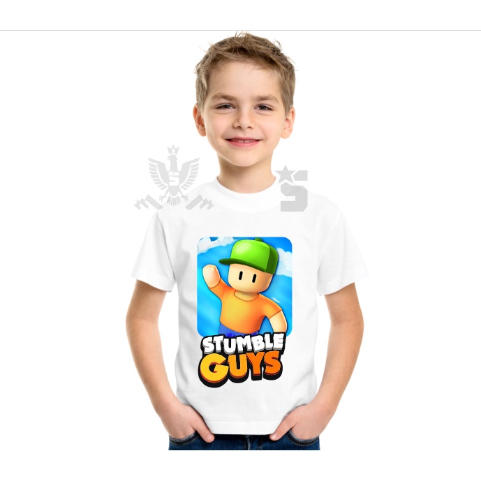 camisa camiseta stumble guys infantil desenho jogo game