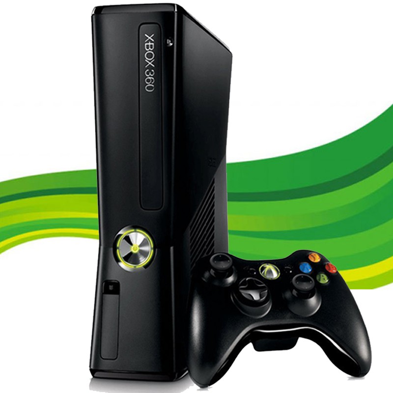 Console Xbox 360 Super Slim 4GB RGH 500GB + Jogos Digitais