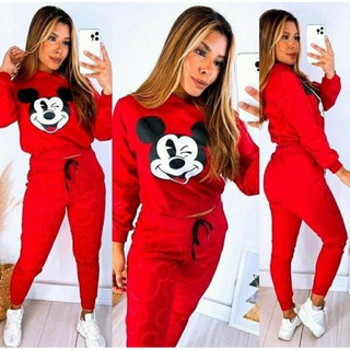 Conjunto moletom sale feminino mickey