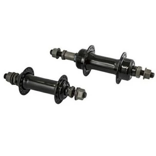 Par de cubo de aço 36 furos- preto
