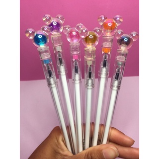 Caneta fofa mickey cristal - caneta fofa