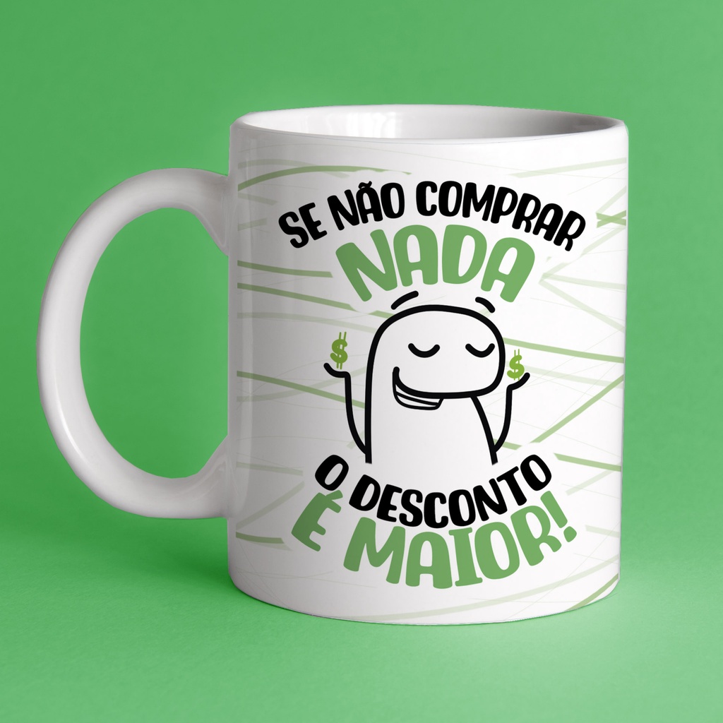 Caneca Personalizada Meme Flork Engraçada Dia Dos Pais Se Comprar