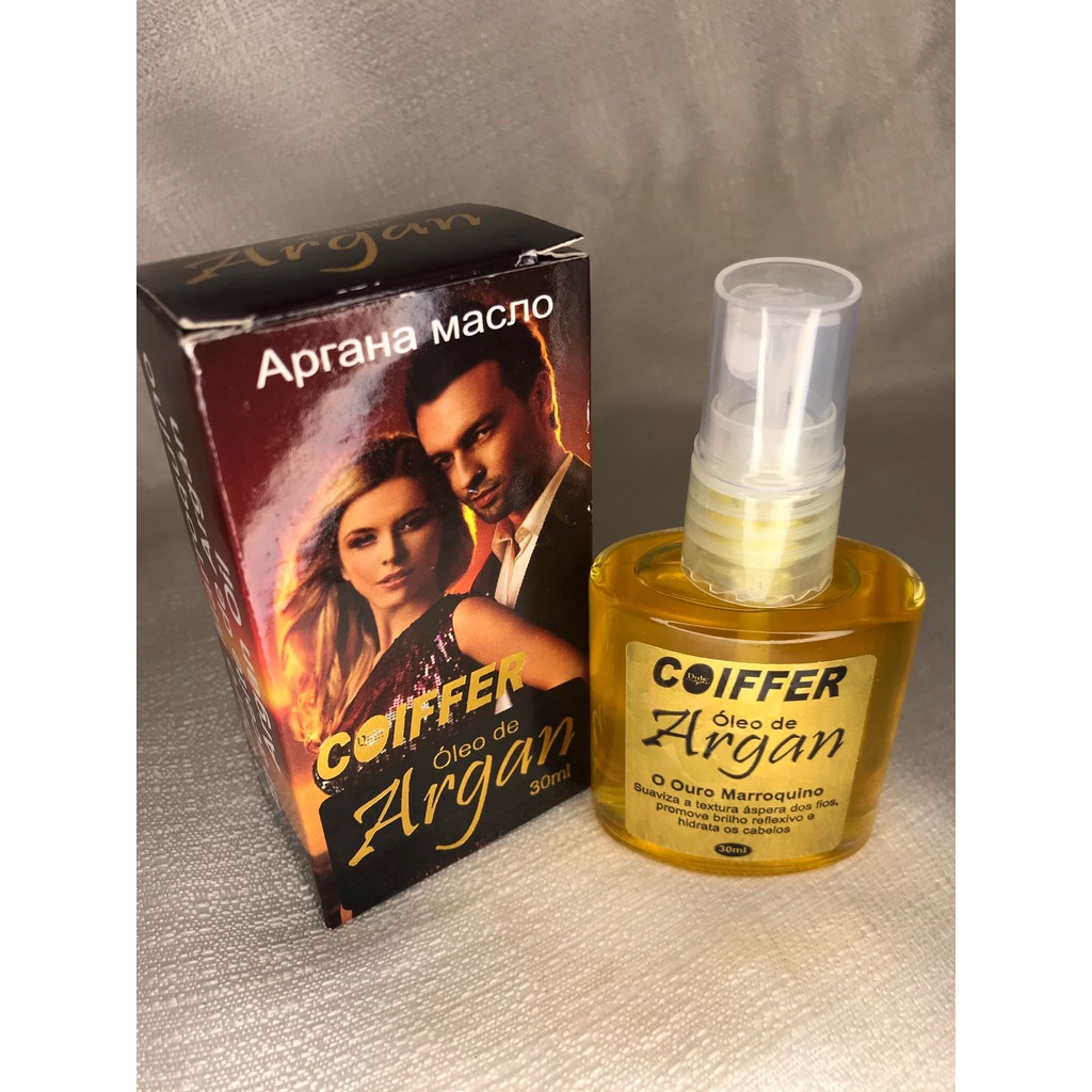 Óleo De Argan Coiffer 30ml Reparador De Pontas