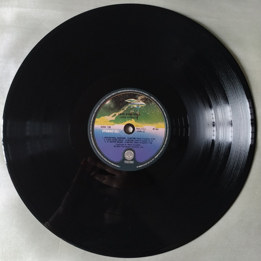DISCO DE VINIL LP - DIRE STRAITS – LOVE OVER GOLD (1982) | Shopee
