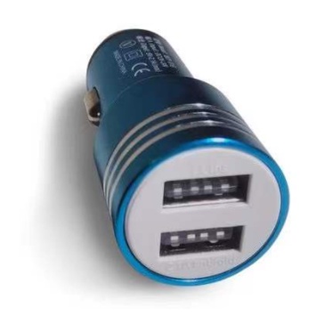 Carregador turbo adaptador veicular de isqueiro de carro c/ 2 saídas USB