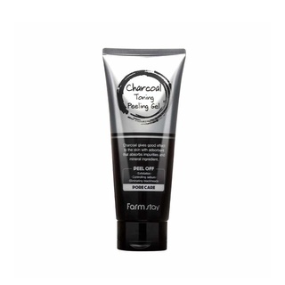 farmstay charcoal toning peeling gel 180ml