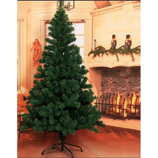 Árvore de natal verde tradicional pinheiro tamanho 120cm/150cm/180cm/210cm com144/ 237 /388/508 Galhos com suporte de plstico/Ferro para festa de nata
