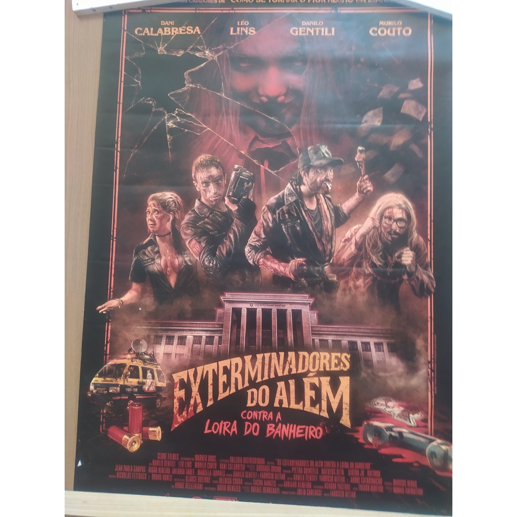 CARTAZ DE CINEMA - OS EXTERMINADORES DO ALEM CONTRA LOIRA DO BANHEIRO -  94x64cm | Shopee Brasil