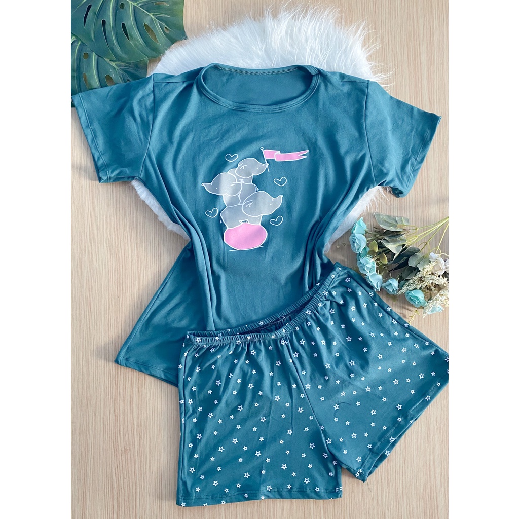 roupa de dormir pijama feminino adulto estampas e cores variadas ...
