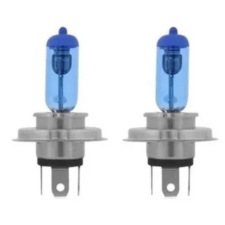 Par - Lâmpadas Farol Super Branca 100/90w H4 - Carros 12v em Oferta na Shopee