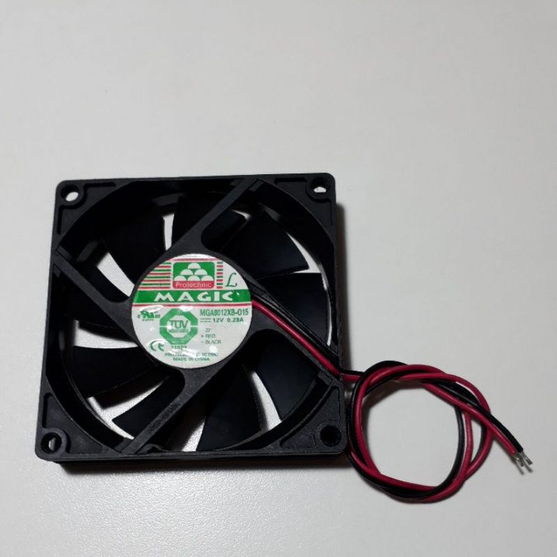 COOLER 80X80X15MM 12V 0.23A PROTECHNIC MAGIC MGA8012XB-015 2 FIOS ...
