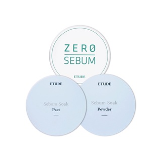 etude house zero sebum powder 4g sebum soak powder 5g pact 9.5g