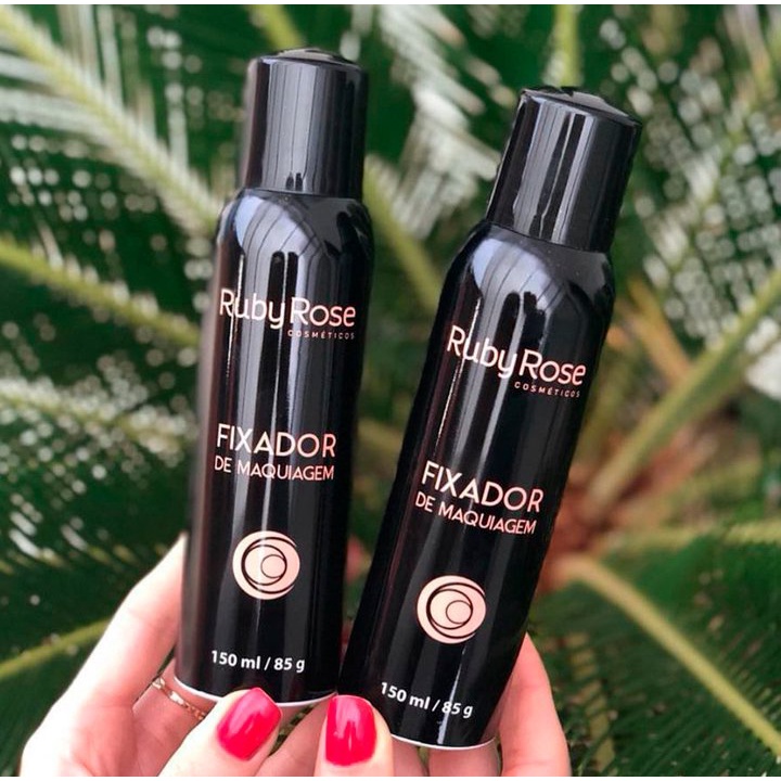 Fixador De Maquiagem Finalizador Spray Ruby Rose 150ml | Shopee Brasil