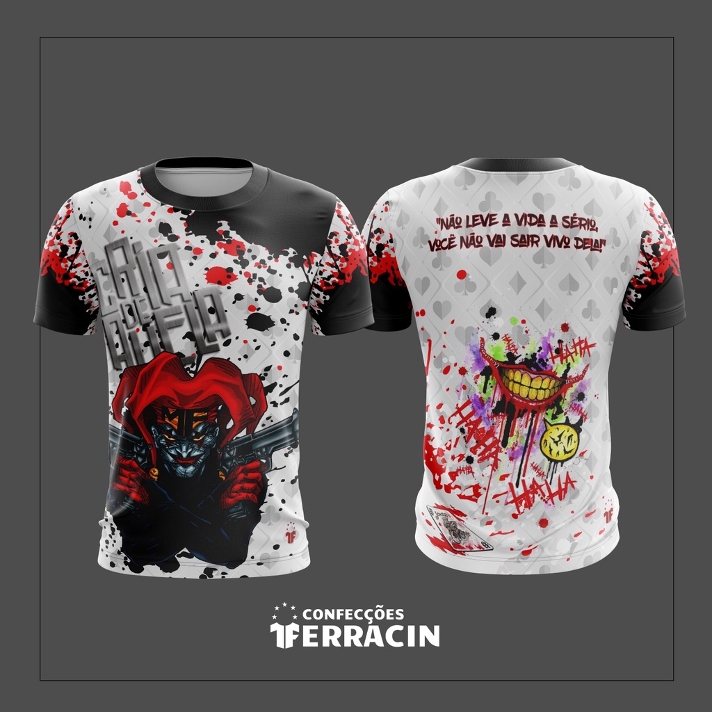 Camisa Camiseta de Quebrada Cria Favela Coringa Joker Dry Shopee