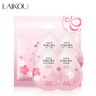 LAIKOU Sakura Toner Moisturizer Shrink Pores Oil Control Reduce Spots 20pcs