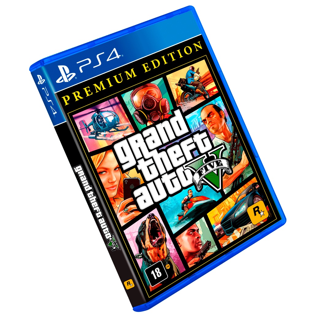 Jogo GTA V Premium Online Edition PS4 - Rock Star - Outros Games