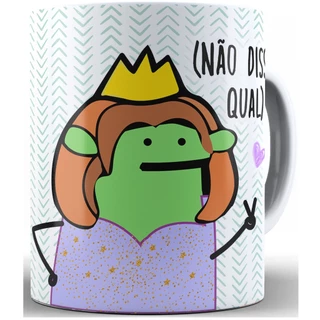 Caneca Meme Flork Princesa Namorada Amiga Irmã 325 Ml De Porcelana