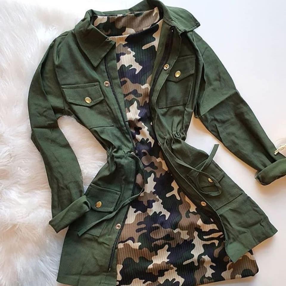 Jaquetas cheap militares femininas