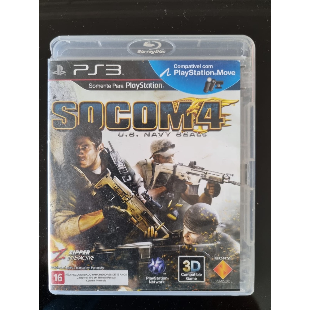 Jogo PS3 Socom 4 Original Mídia Física Excelente Estado | Shopee Brasil