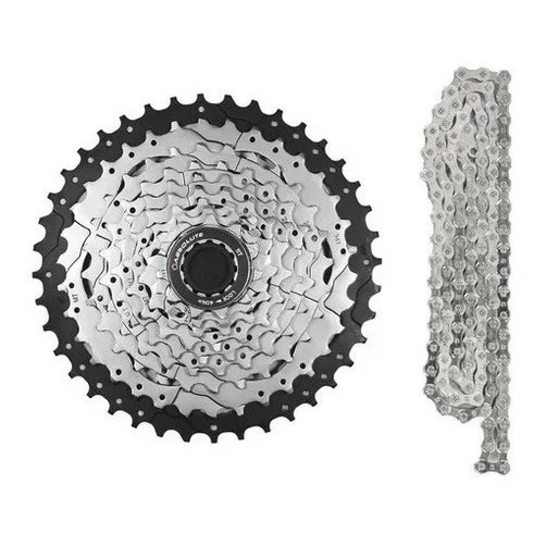 Kit Cassete Absolute 11-40 9v K7 + Corrente 9v Gts Mtb Bike
