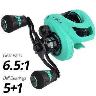 KastKing Crixus Baitcasting Reels, 6.5:1 Gear Ratio Fishing Reels, Carbon  Infused Nylon Frame, 5+1 Ball Bearings