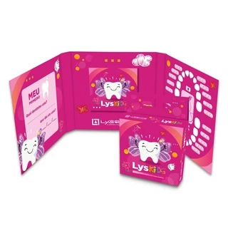 Album Porta Dentinhos Lyskids Menina Rosa em Oferta na Shopee