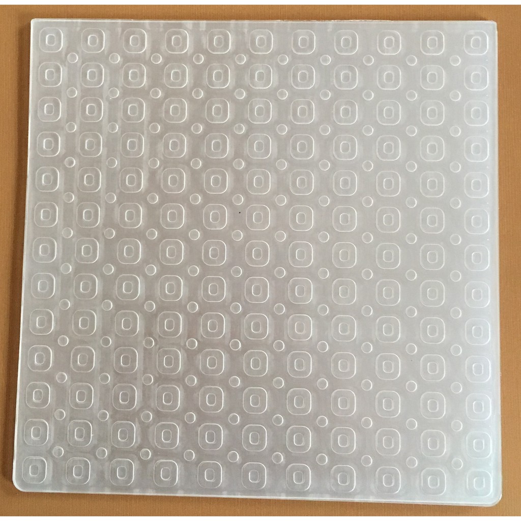 Placa De Textura Alto Relevo Embossing Folder 14cm x 14cm | Shopee Brasil