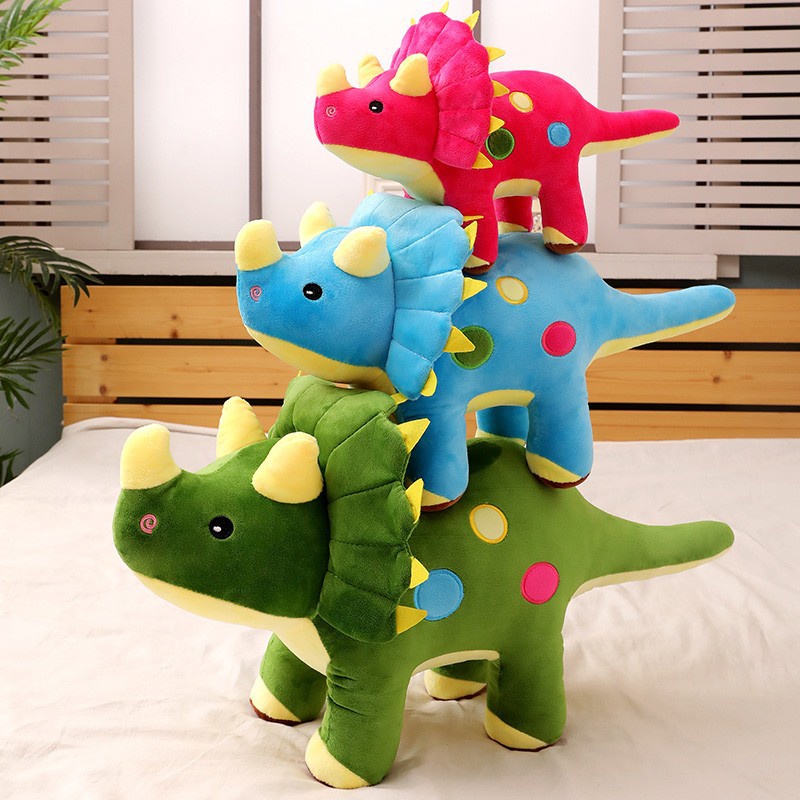 Lombar Volta Almofada Macia Boneca de Pelúcia Dinossauro Dos Desenhos  Animados Do Dinossauro Verde 3D Animais Travesseiro Brinquedo Suprimentos  de Cama para Crianças Kid 35Cm