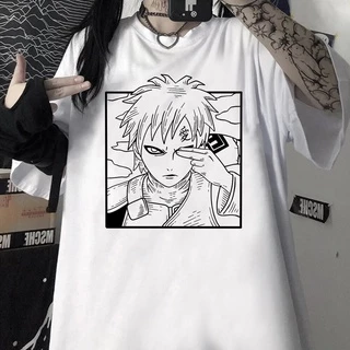 Camiseta Gaara Anime Naruto Unissex Naruto Shippuden Kazekage