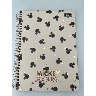 Caderno colegial mickey 80 folhas