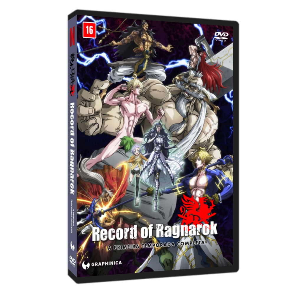 Box Anime Record of Ragnarok as 2 temporadas dubladas