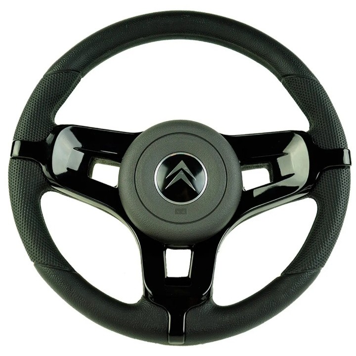 Volante Esportivo Modelo Mustang para Citroen C3 de 2003 a 2013 (SEM AIRBAG)