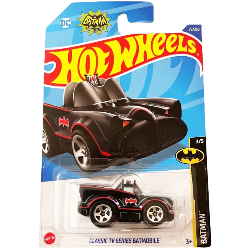 EXCLUSIVO Carrinho - Hot Wheels - DC Comics - Batman - Batmóvel