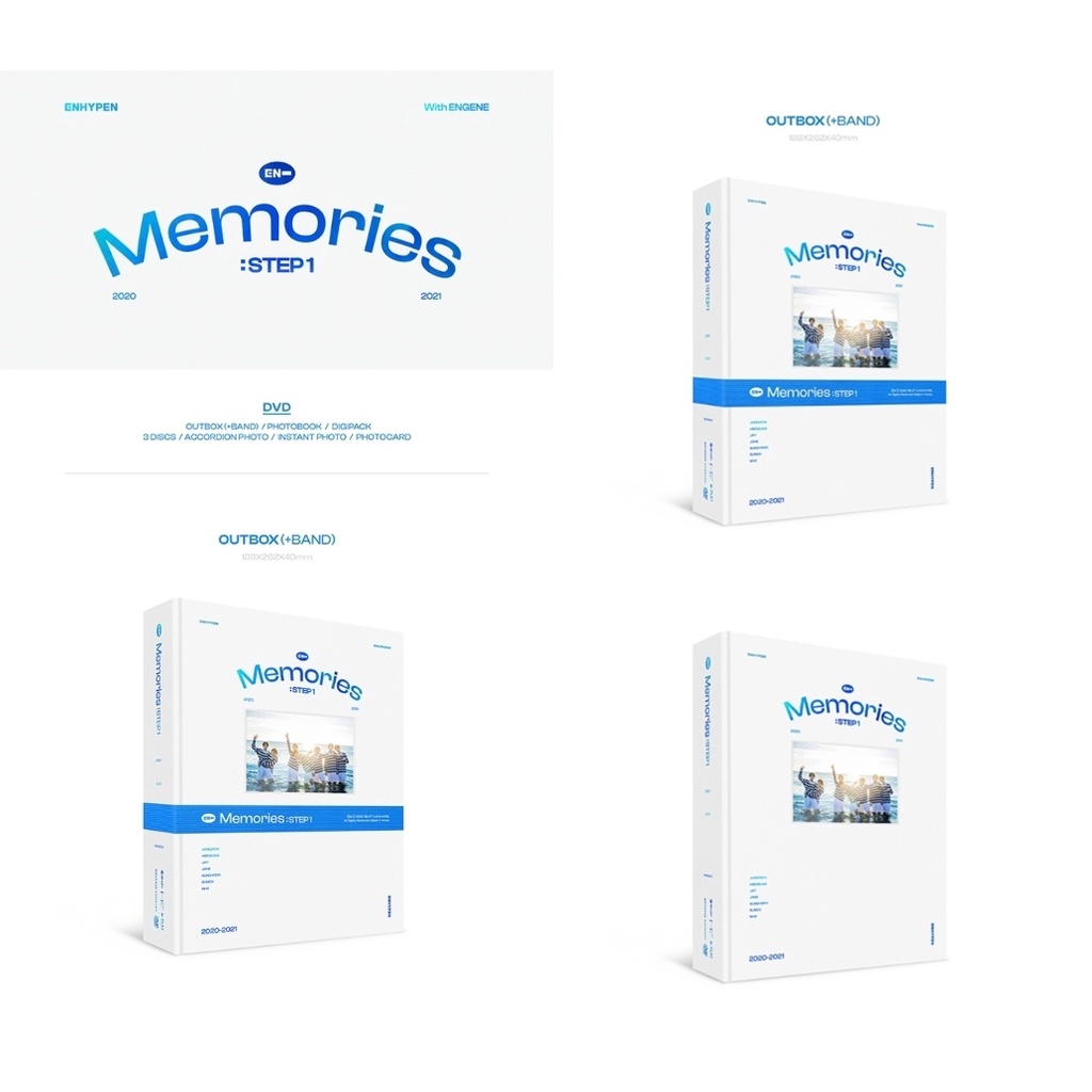 ENHYPEN [PIECES OF MEMORIES / MEMORIES : STEP 1 ] | Shopee Brasil