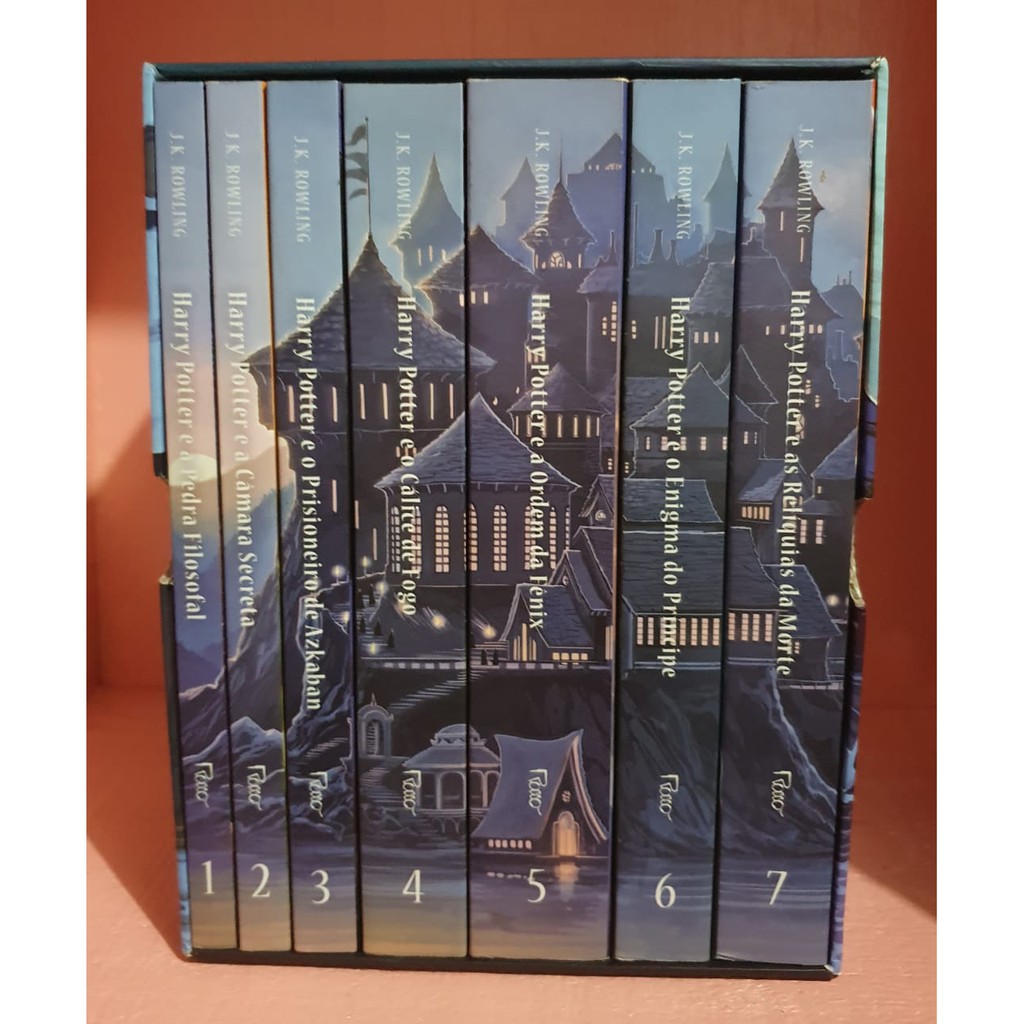 Box Livros Harry Potter Completo Shopee Brasil