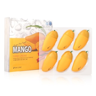 3w clinic mango hand cream 45g x 6Ea