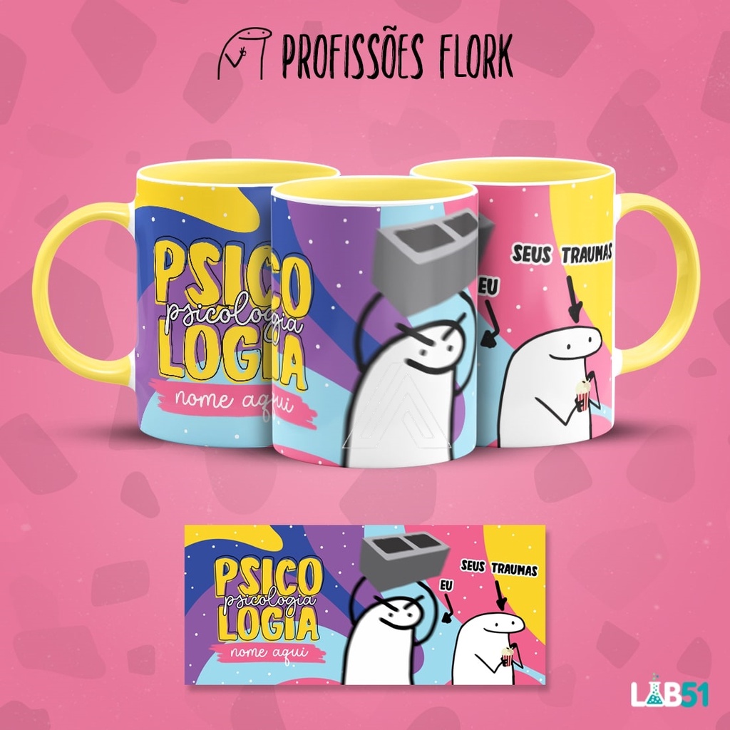 Caneca Personalizada Psicologia Flork Shopee Brasil