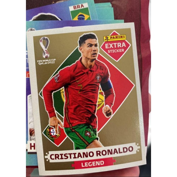 Figurinha Rara - OURO - CRISTIANO RONALDO | Shopee Brasil