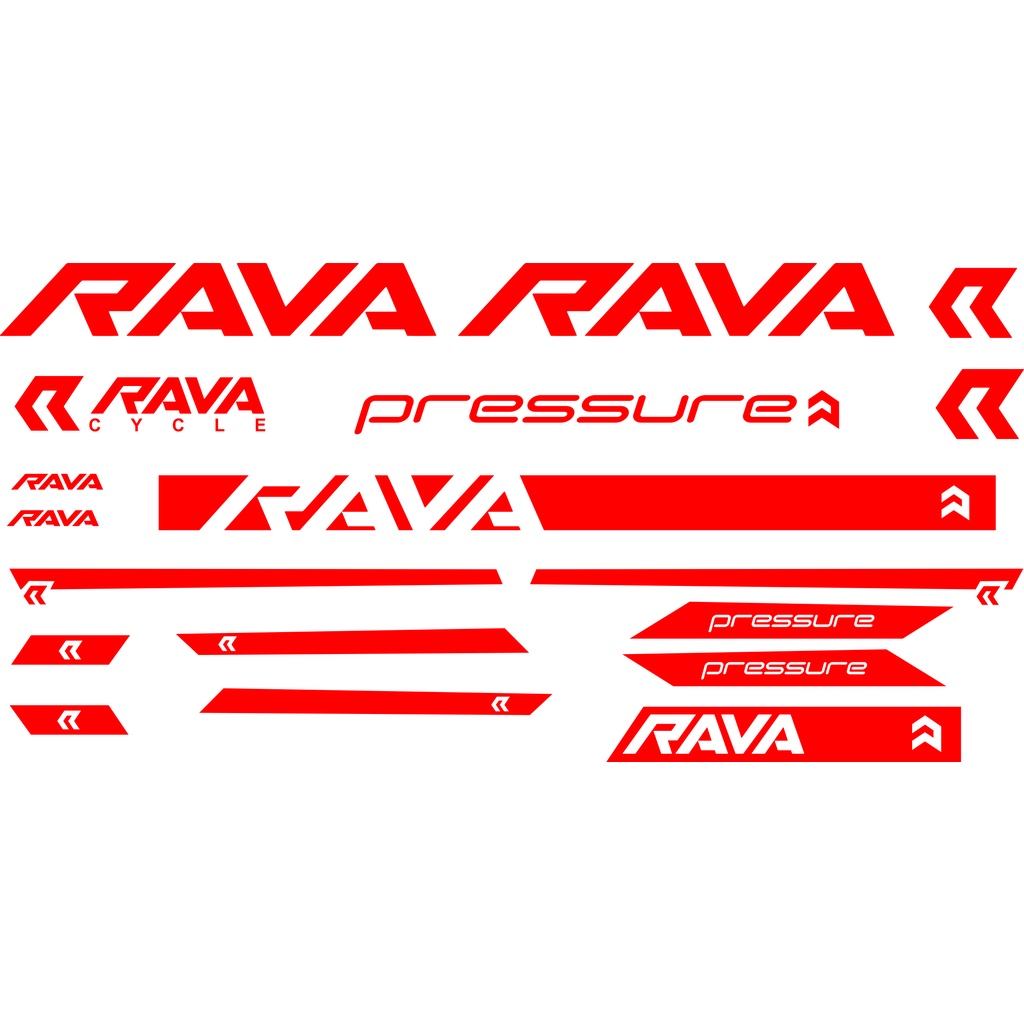 Adesivo Quadro Bike Rava Pressure | Shopee Brasil