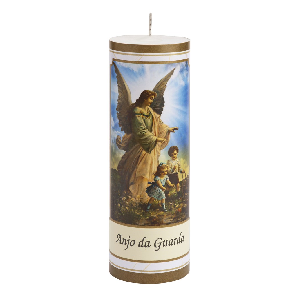 12 Velas Votiva (7 dias) Anjo da Guarda 260g Parafina Pura | Shopee Brasil