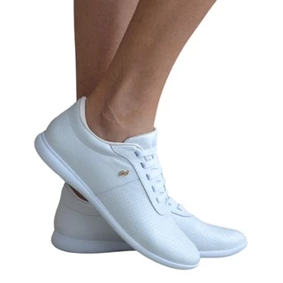 Sapatenis Tenis Feminino Sapatilha Slip On couro Usaflex Ai3403 Branco em Oferta na Shopee