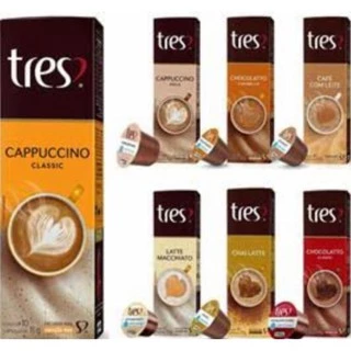 Kit cápsula Três Corações sabores com 100 unidades.